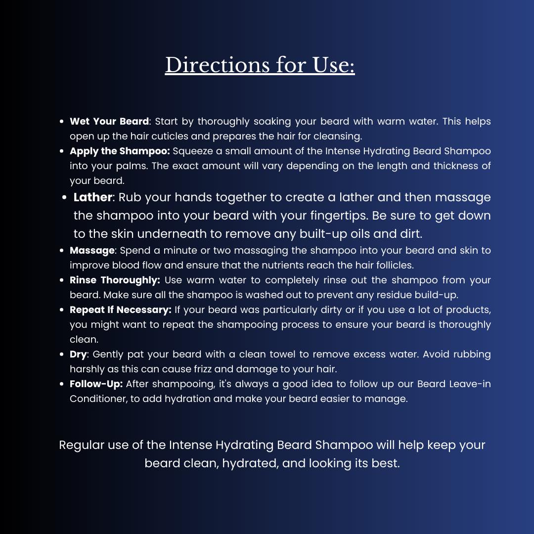 Intense Hydrating Beard Shampoo